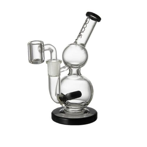 Bong Micro Round Glass Rig - Groove