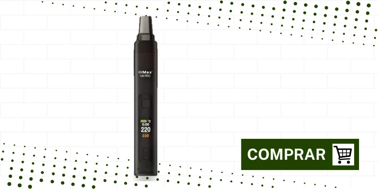 Vaporizador de ervas V4 Pro da XVape, de convecção, com ajuste de temperatura grau a grau